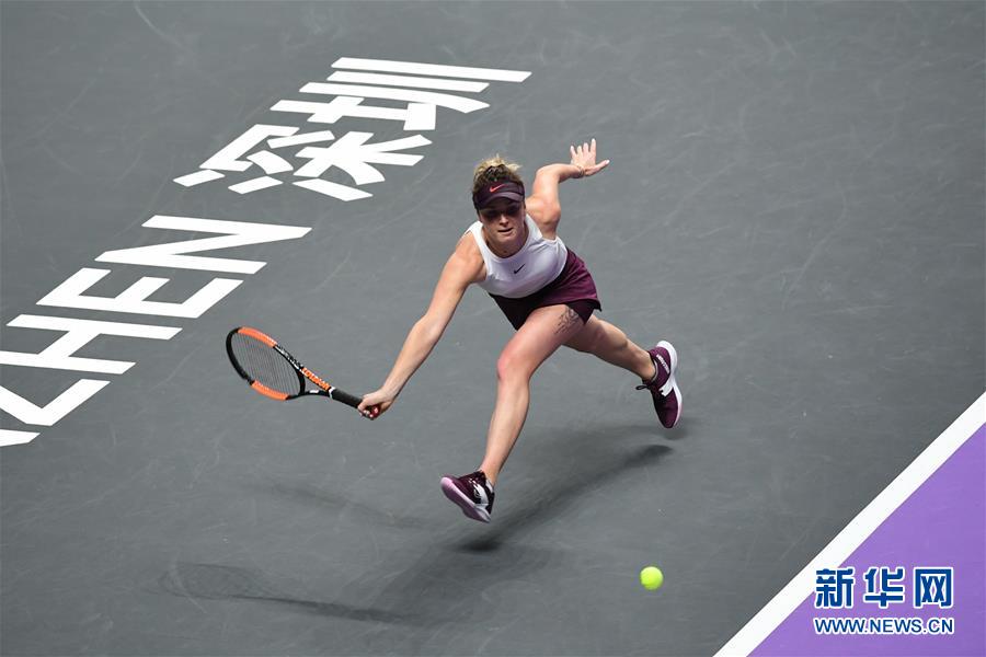 （体育）（3）网球——WTA年终总决赛：斯维托丽娜胜普利斯科娃