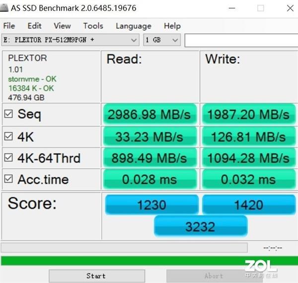 浦科特M9PeGN SSD上手：东芝闪存 性能稳定