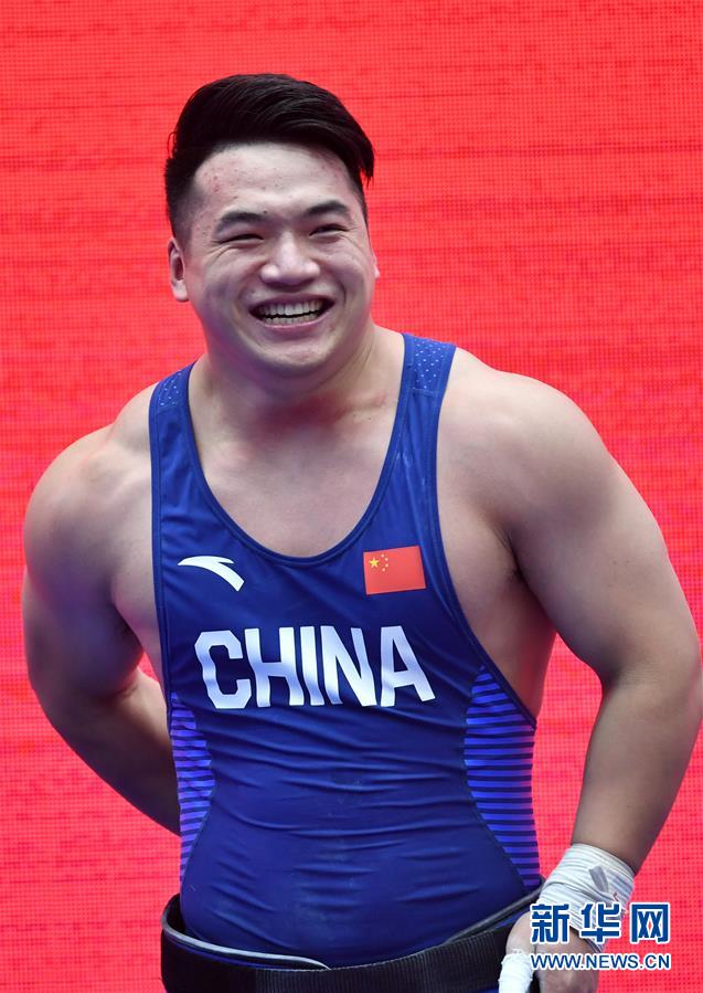 田涛获男子96公斤级挺举和总成绩冠军