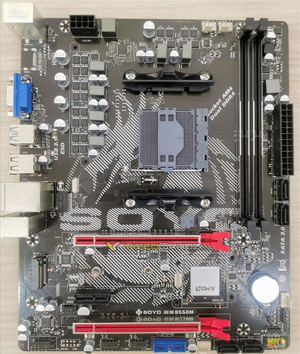 AMD B550芯片组详细规格曝光