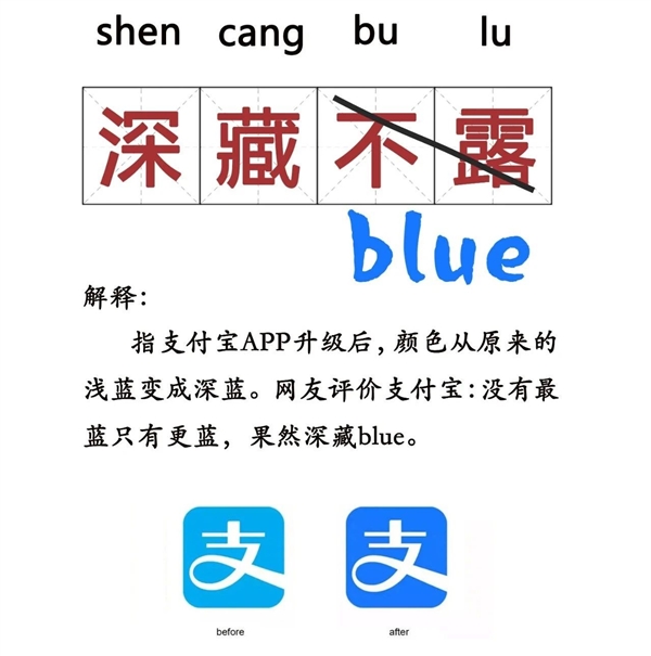 支付宝：我太“蓝”了！