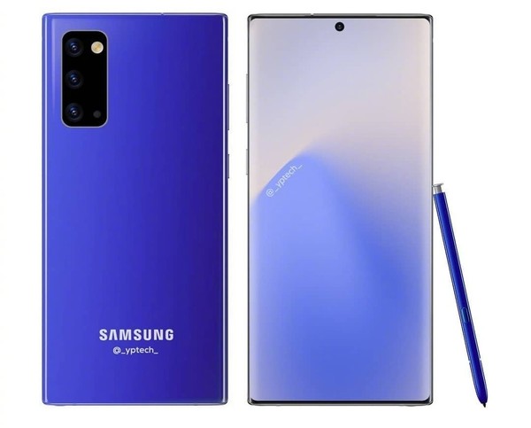 三星Galaxy Note20渲染图曝光