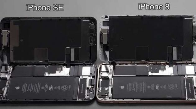 新iPhone SE拆解：内部设计和iPhone 8几乎一模一样